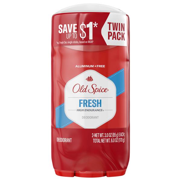 Old Spice High Endurance Fresh Deodorants Twin Pack Products Lowes