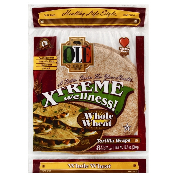 Ole Xtreme Wellness Whole Wheat Tortilla Wraps Count Myrtle Beach