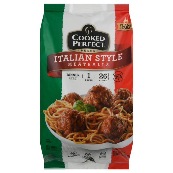 Cooked Perfect Italian Style Meatballs Products Lowes Foods To Go