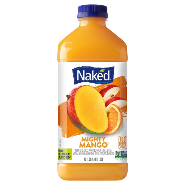 Naked Mighty Mango 100 Juice Smoothie Myrtle Beach GroceriesAhead