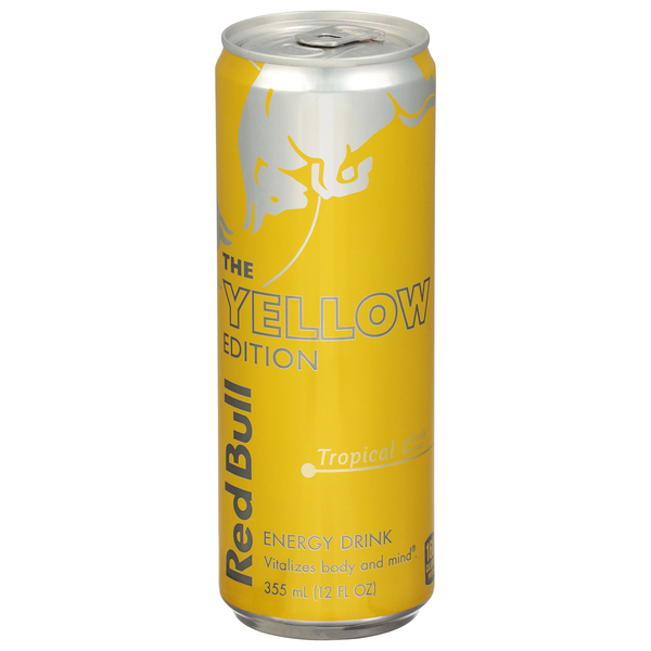 Red Bull Yellow Edition Tropical Energy Drink 12Oz Can Products