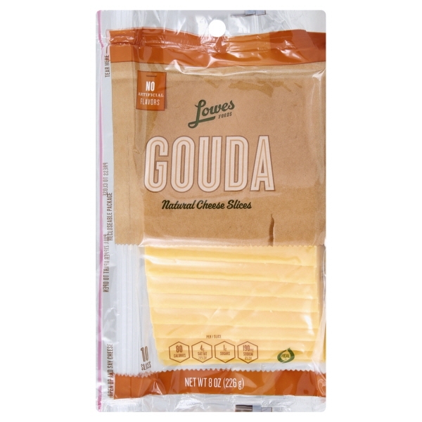 Lowes Foods Natural Gouda Cheese Slices Products Lowes Foods To Go