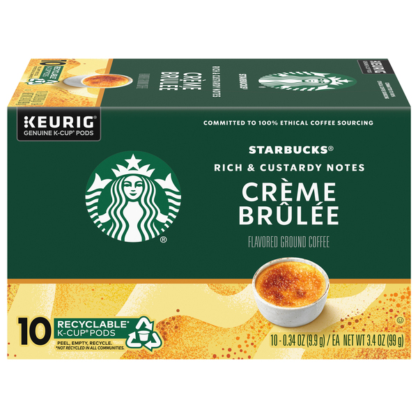 Starbucks Creme Brulee K Cup Coffee Pods Count Products Lowes