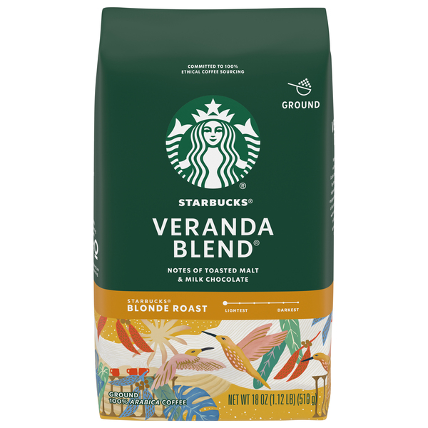 Starbucks Coffee Ground Veranda Blend Blonde Roast Products Lowes