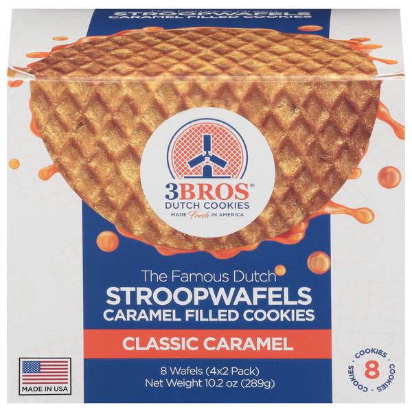 Bros Dutch Stroopwafel Carmel Filled Cookies Ct Box Products