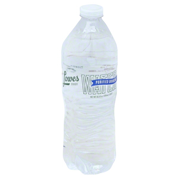 Lowes Foods Purified Drinking Water 1 Bottle
