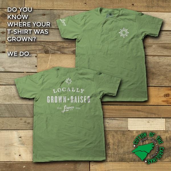 Locally Grown + Raised T-Shirt-Mens 2XL (Where Available)