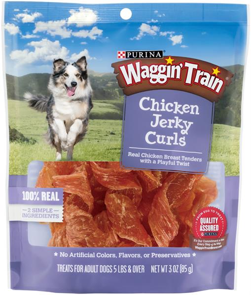 Purina Waggin Train Chicken Jerky Curls