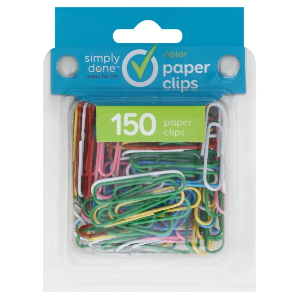Simply Done Colored Vinyl Paper Clips