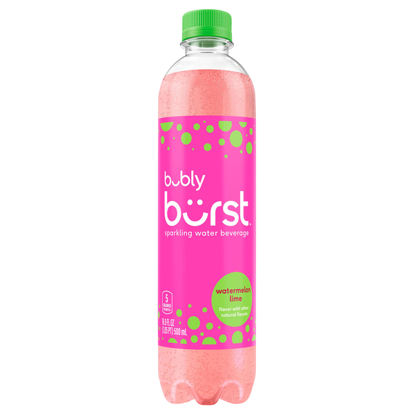 Bubly Burst Watermelon Lime Sparkling Water - Myrtle Beach Groceriesahead