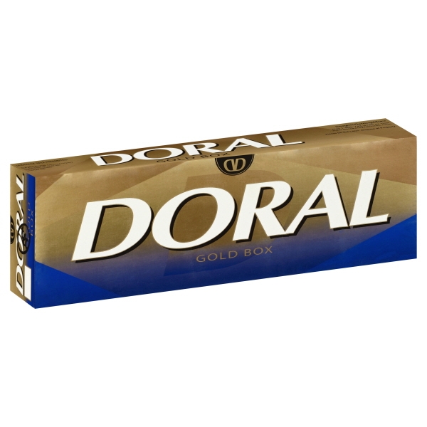 Doral Gold Box Carton