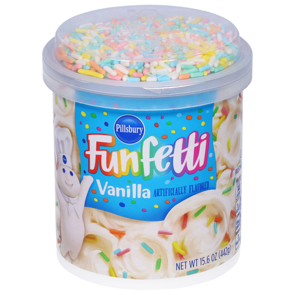 Pillsbury Funfetti Frosting Vanilla - Myrtle Beach GroceriesAhead