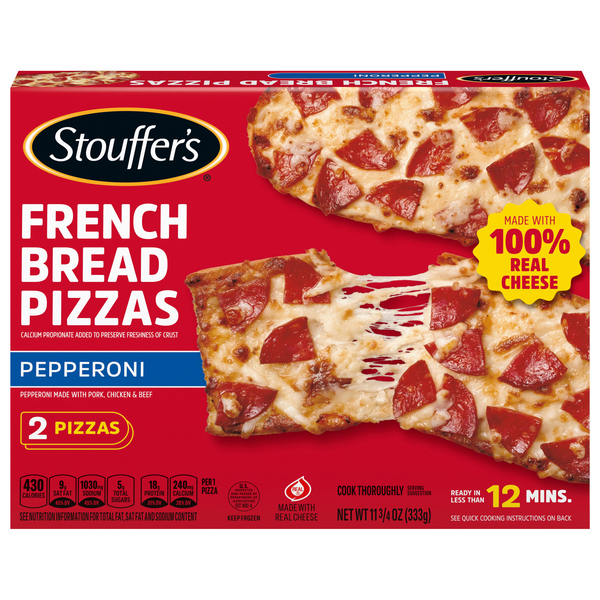 Stouffer's French Bread Pizzas Pepperoni 2 ct | Products | Lowes Foods ...