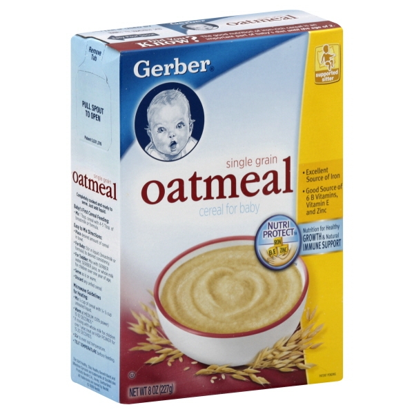 Gerber Singlegrain Oatmeal Cereal
