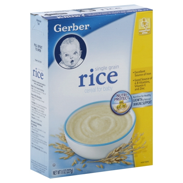 Gerber Singlegrain Rice Cereal
