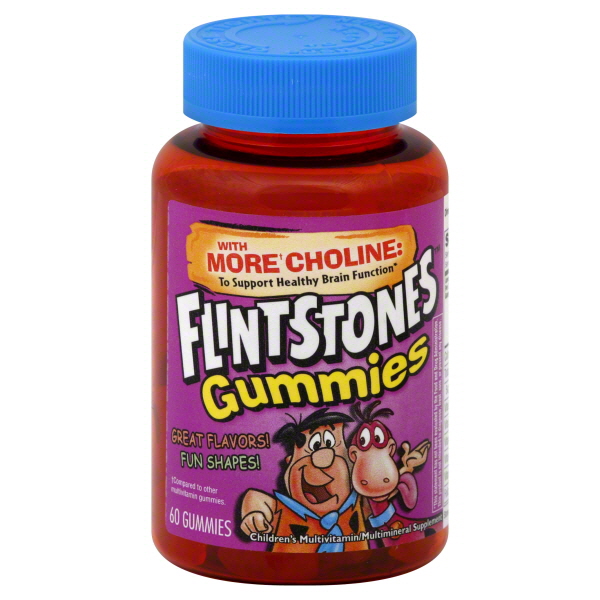 Flintstones Gummies Children’s Multivitamin Multimineral Supplement 60 Count