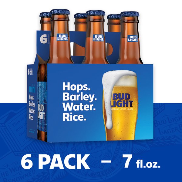Bud Light 6Pk 7Oz Bottles