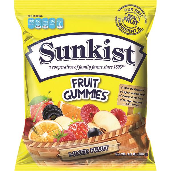 Sunkist Mixed Fruit Gummies (Where Available)