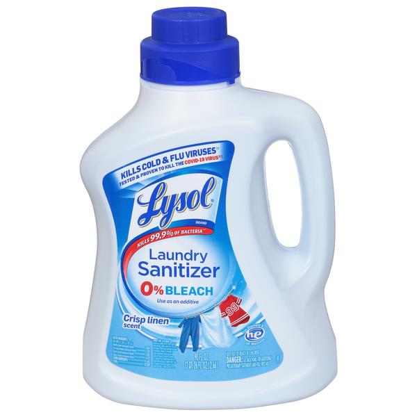 Lysol 0% Bleach Crisp Linen Laundry Sanitizer 