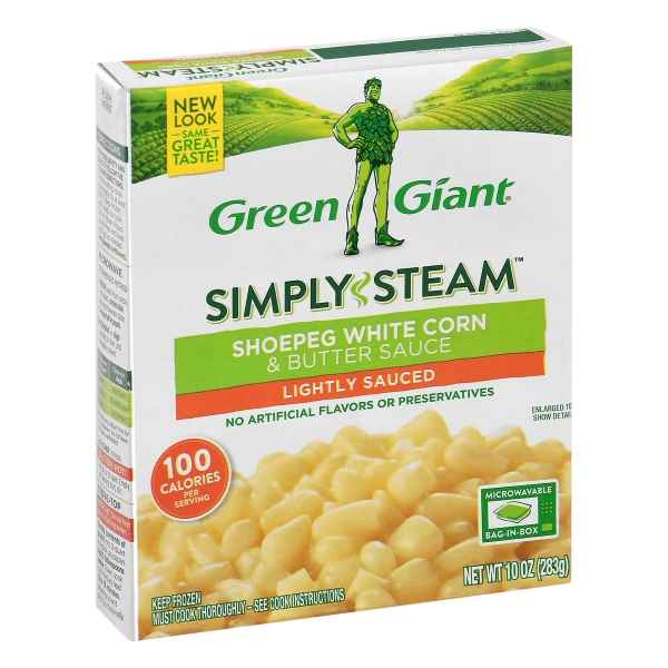 Green Giant Simply Steam Shoepeg White Corn & Butter Sauce