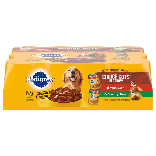 Pedigree Canned Dog Food Beef Variety Pack 12Pk Products Lowes Foods To Go Local and Fresh Same Day Grocery Pickup and Delivery