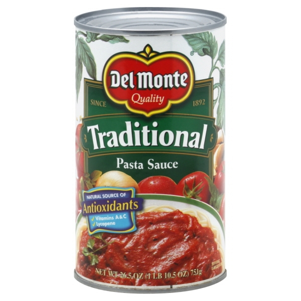 Del Monte Pasta Sauce Traditional Myrtle Beach GroceriesAhead