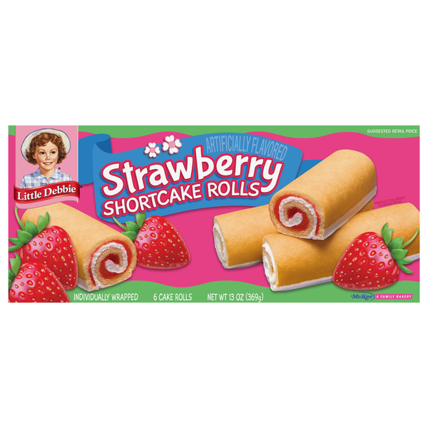 Little Debbie Strawberry Shortcake Rolls 6Ct | Products | Lowes Foods ...