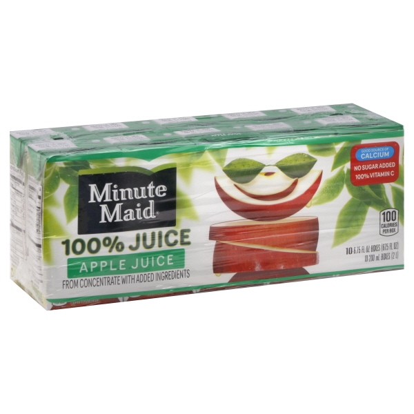 Minute Maid Apple Juice 10Pk