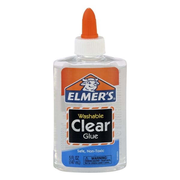 Elmers Clear School Glue Washable