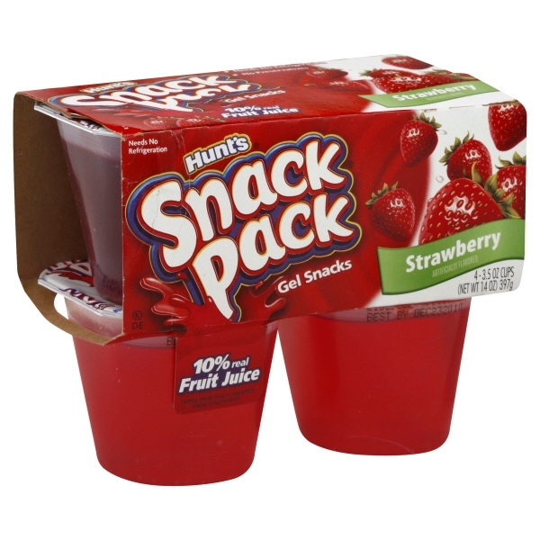 Snack Pack Juicy Gels Strawberry