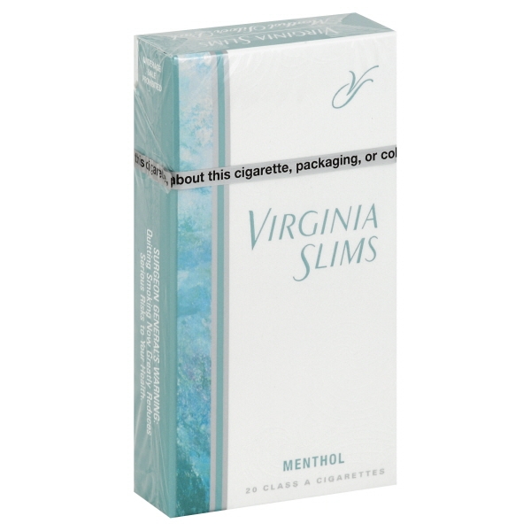 Virginia Slims Menthol Silver Pack Box | Products | Lowes Foods To Go ...