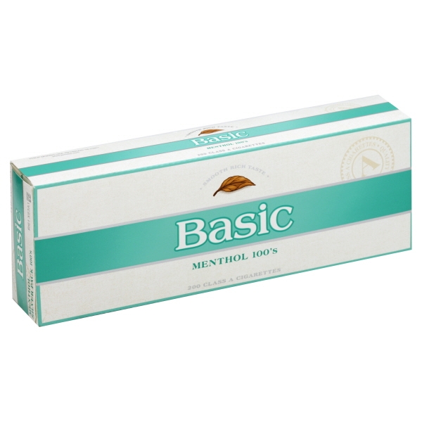 Basic Menthol Silver 100 Box Carton
