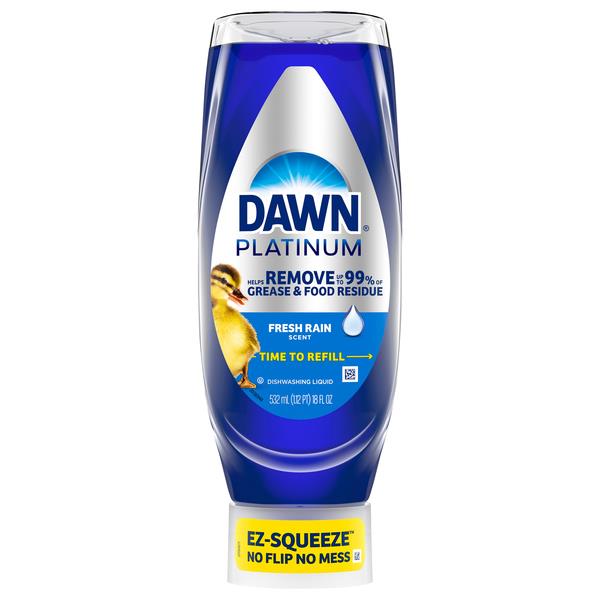 Dawn Platinum Fresh Rain Ezsqueeze Dishwashing Liquid Products Lowes Foods To Go Local And 6342