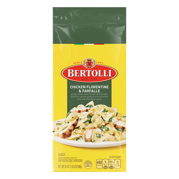 Bertolli Meal For Two Chicken Florentine & Farfalle