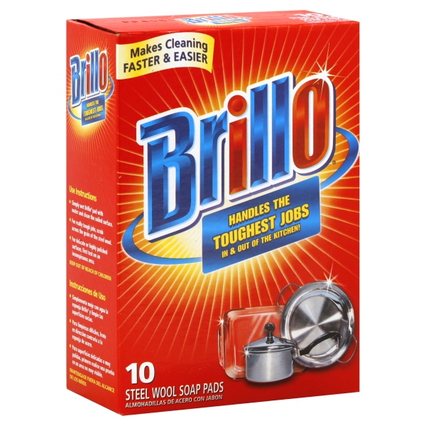 Brillo Steel Wool Soap Pads 10Pk