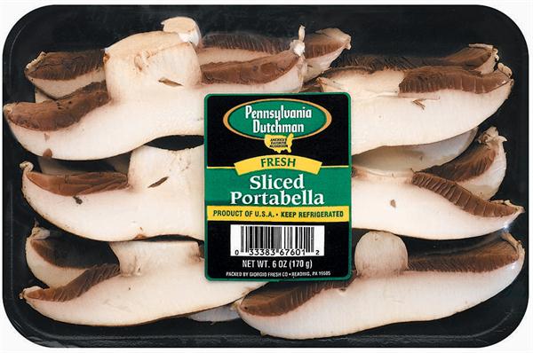 Sliced Portabella Mushroom