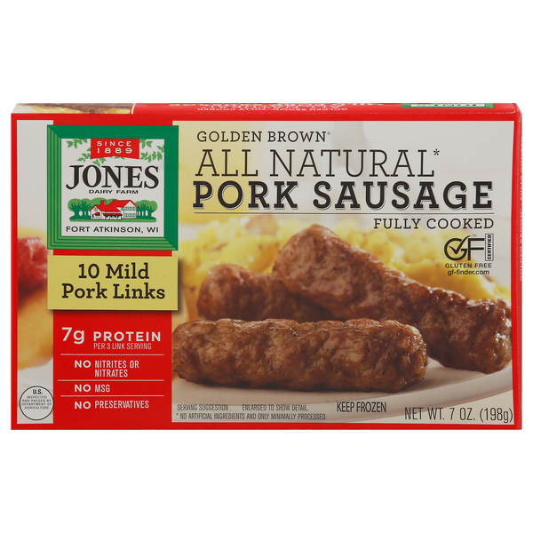 Jones Dairy Fully Cooked Pork Sausages - Myrtle Beach GroceriesAhead