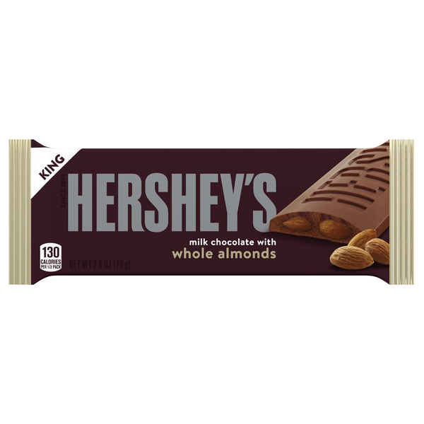 Hersheys Milk Chocolate With Almond Candy Bar King Size | Products ...