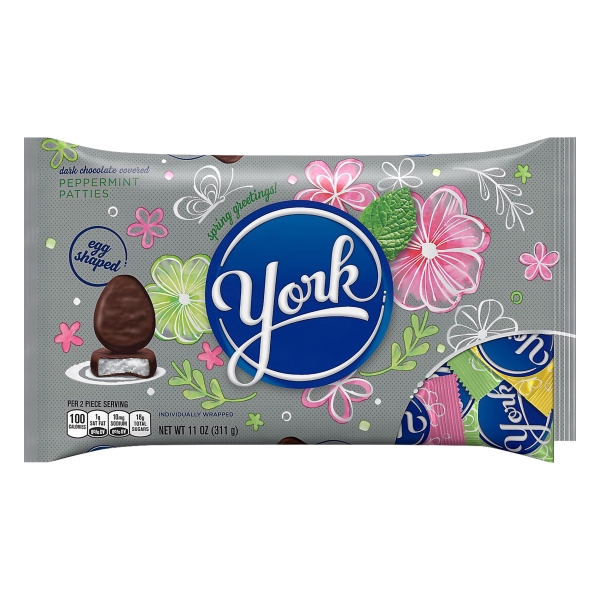 Hershey York Dark Chocolate Pepermint Patties Minis Pastel