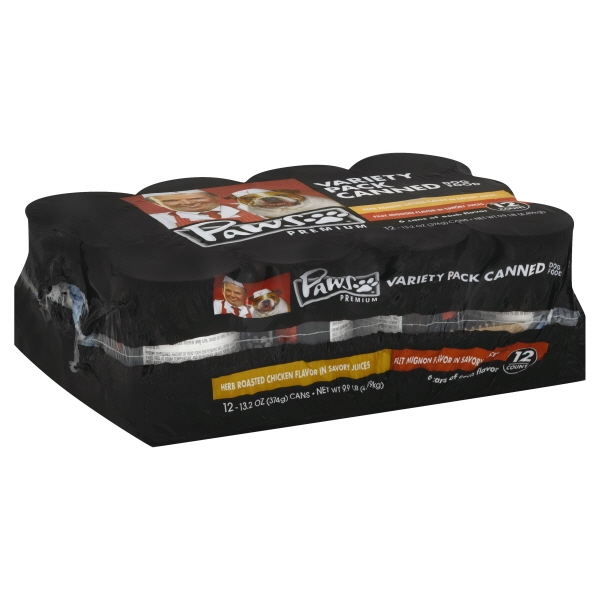 Paws Canned Dog Food Variety Pack 12Pk Products Lowes Foods To Go Local and Fresh, Same