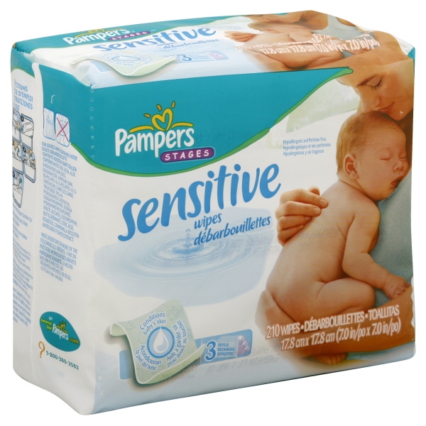Pampers Sensitive Wipes Refill