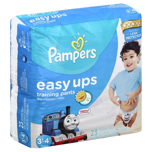 Pampers Easy Ups Training Pants Boy 3T/4T 23Ct