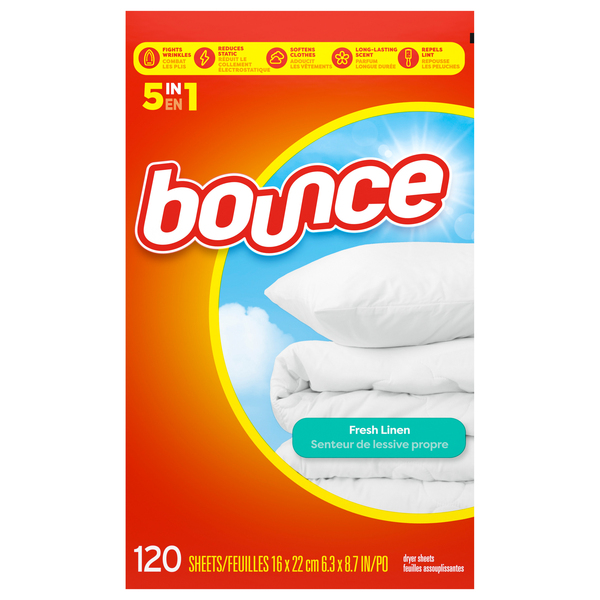 Bounce Dryer Sheets Fresh Linen | Products | Lowes Foods To Go 