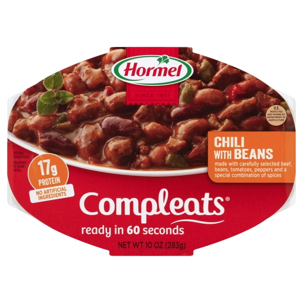 Hormel Compleats Chili With Beans - Myrtle Beach GroceriesAhead