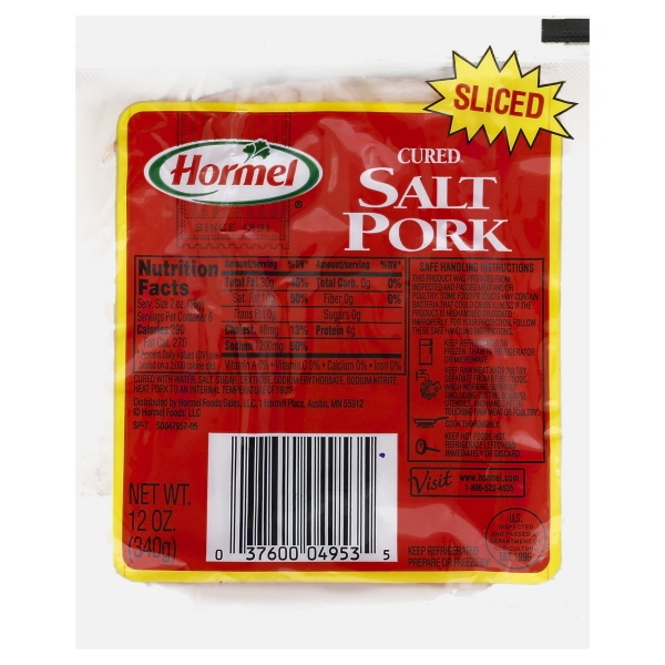 Hormel Covered Sliced Salt Belly