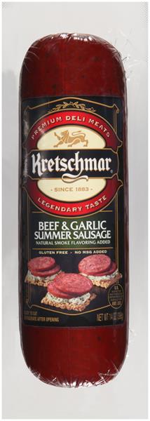Kretschmar Beef Garlic Summer Sausage