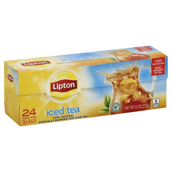 Lipton Iced Tea Family Size Tea Bags | Products | Lowes Foods To Go ...