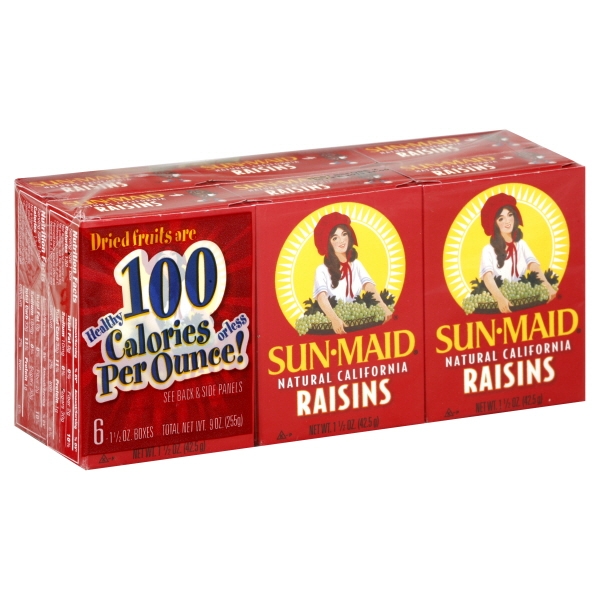 Sun Maid Raisins Mini Boxes No Sugar Added