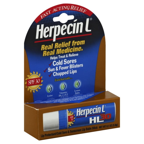 Herpacin L Cold Sore Spf 30 Lip Balm Stick