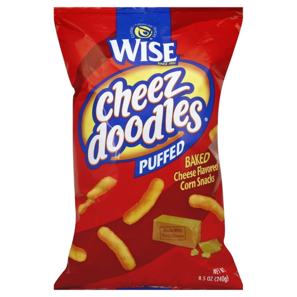 Wise Puff Cheez Doodles Puffed Baked